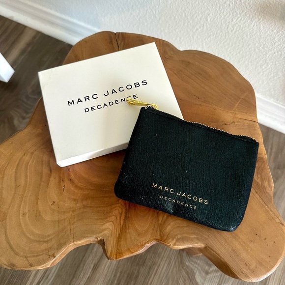 Marc Jacobs Handbags - Marc Jacobs NEW in Box Decadence Coin Purse Cosmetics Pouch Black Shimmer